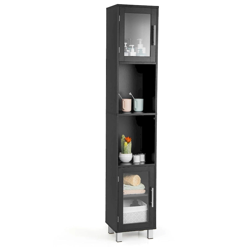 Costway 71  Tall Tower Bathroom Storage Cabinet Organizer Display - See Details