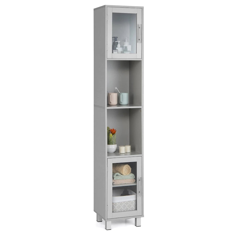 Costway 71  Tall Tower Bathroom Storage Cabinet Organizer Display - See Details