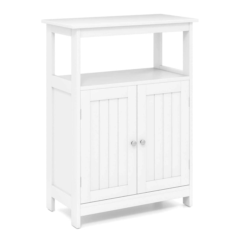 Costway Bathroom Floor Cabinet Freestanding Storage Organizer with 2 - See Details
