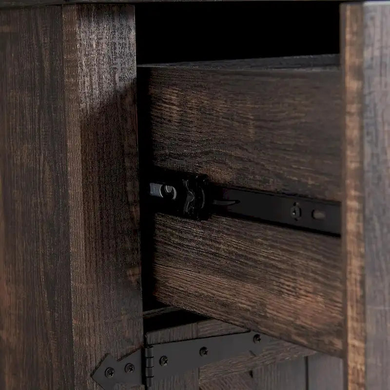 Farmhouse Slim Bathroom Storage Cabinet, 68  Tall Storage Cabinet