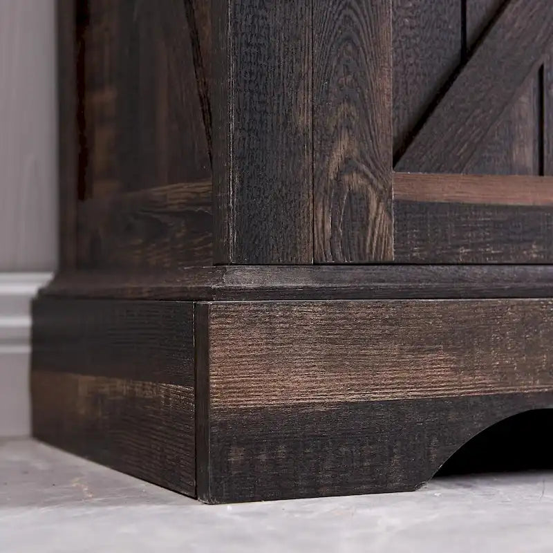 Farmhouse Corner Cabinet, 68  Tall Corner Cabinet, Corner Cabinet