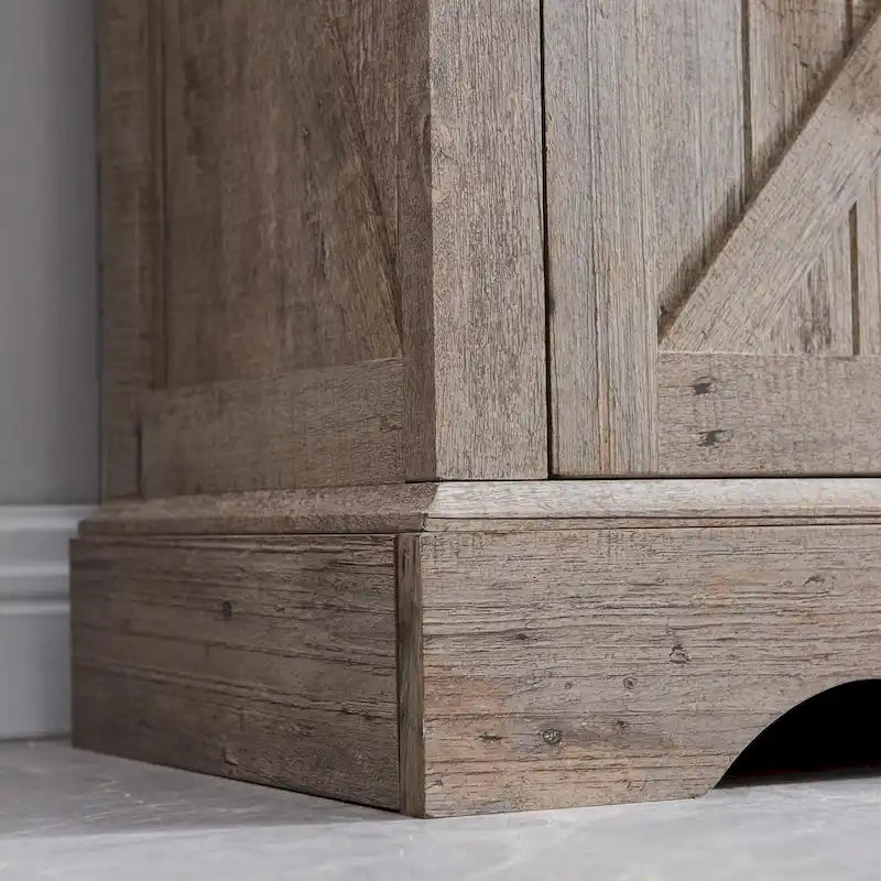 Farmhouse Corner Cabinet, 68  Tall Corner Cabinet, Corner Cabinet