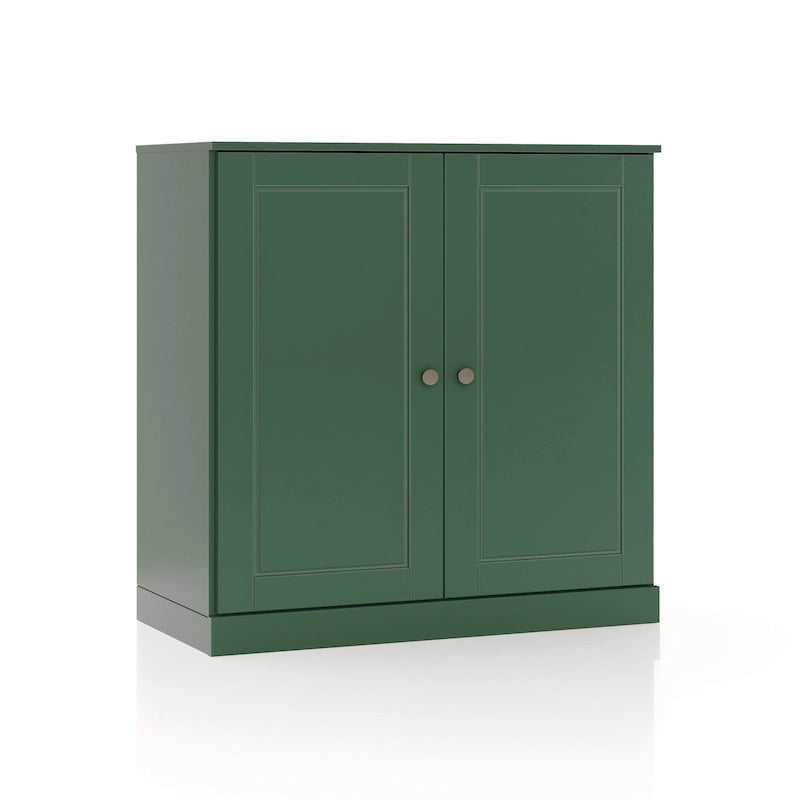 Palace Imports 100% Solid Wood 32  Bathroom Cabinet with Solid Doors and Adjustable Shelves
