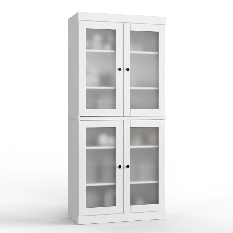 100% Solid Wood 32  Bathroom Cabinet with Optional Doors by Palace Imports