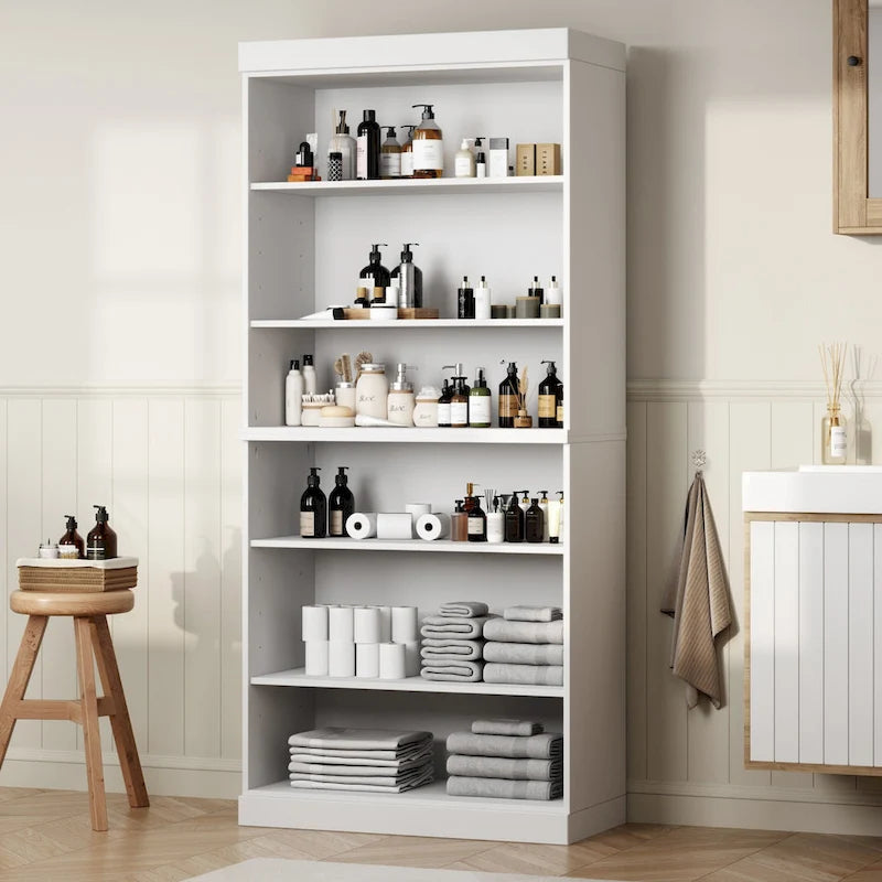 100% Solid Wood 32  Bathroom Cabinet with Optional Doors by Palace Imports