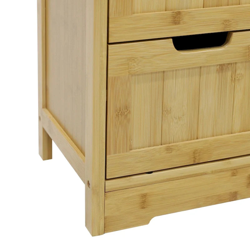 VEIKOUS Bathroom Floor Storage Cabinet with 4 Drawers