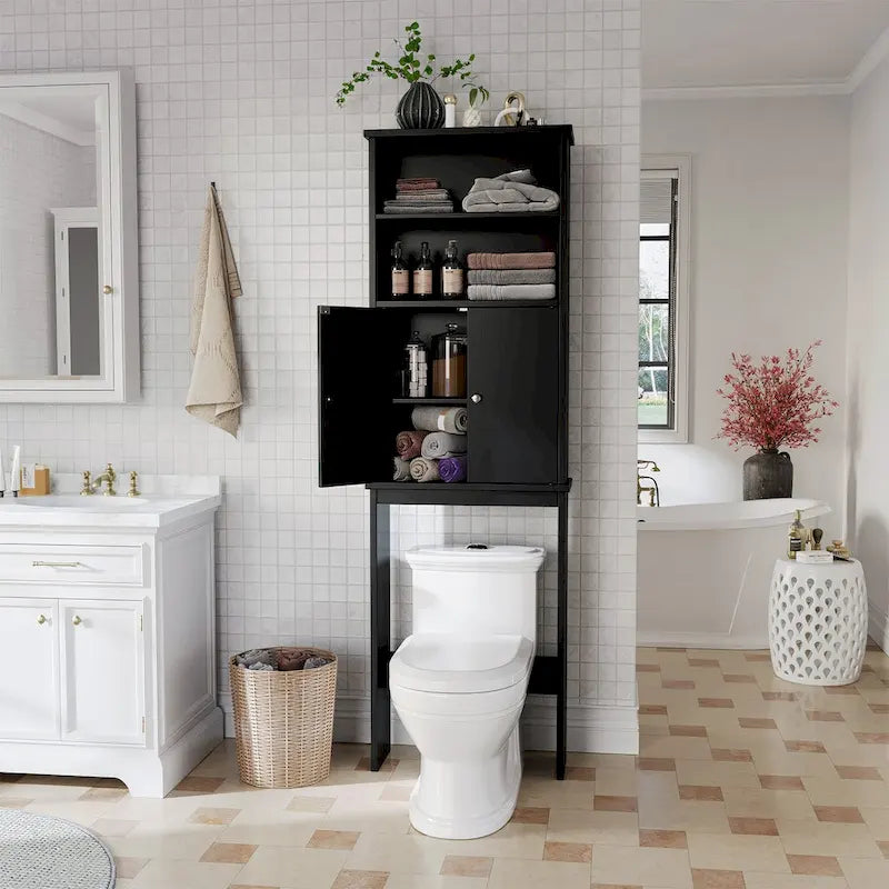Futzca Over The Toilet Storage Cabinet with Door