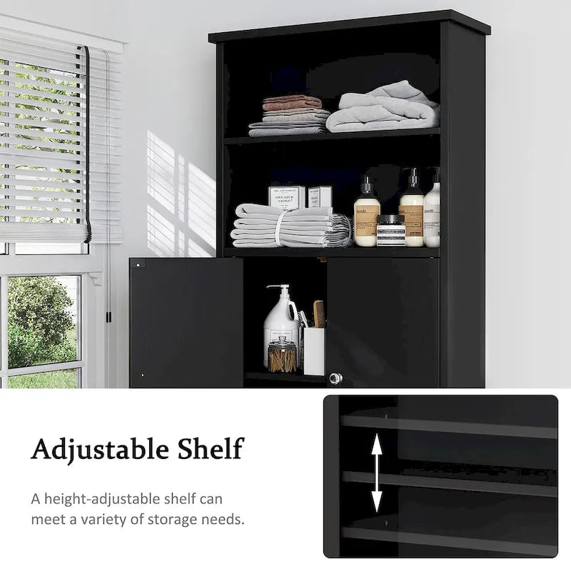 Futzca Over The Toilet Storage Cabinet with Door