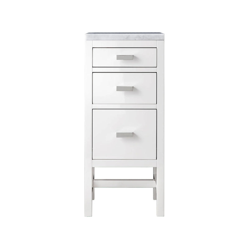 James Martin Vanities Addison 15  Base Cabinet w/ Drawers, Glossy White