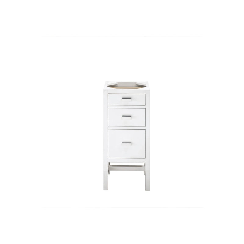 James Martin Vanities Addison 15  Base Cabinet w/ Drawers, Glossy White