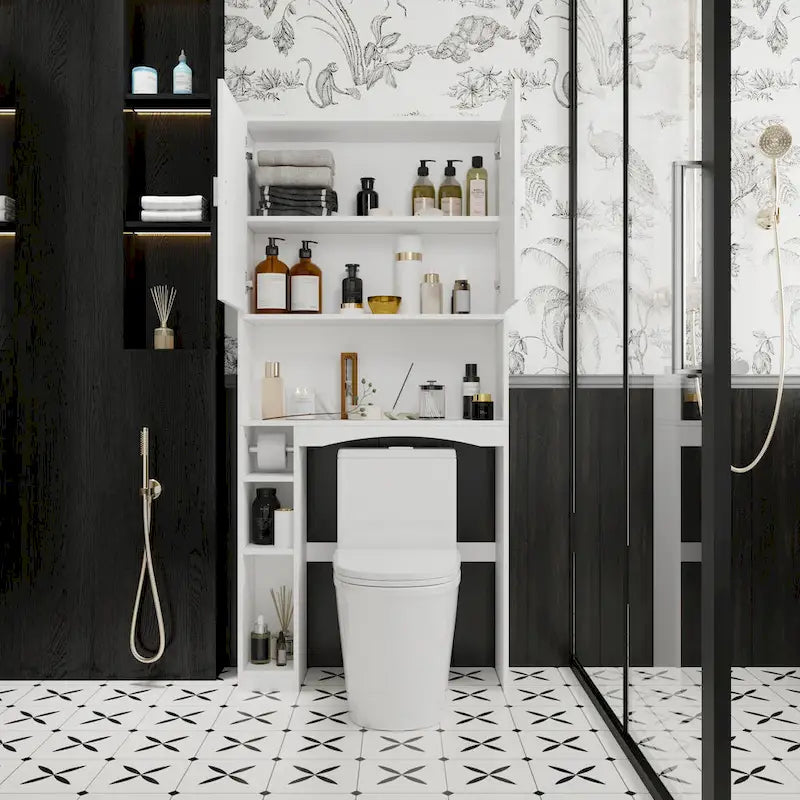 Over The Toilet Storage Cabinet Above Toilet Storage Cabinet with Door