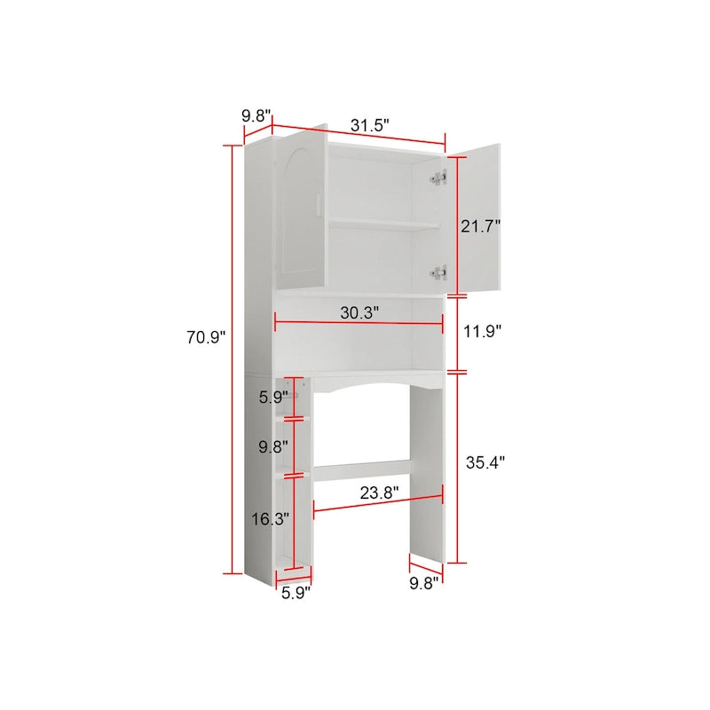 Over The Toilet Storage Cabinet Above Toilet Storage Cabinet with Door