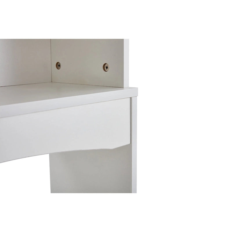 White Over-The-Toilet Bathroom Storage Cabinet for Home Bathroom - 23.6 W x 9 L x61.8 H
