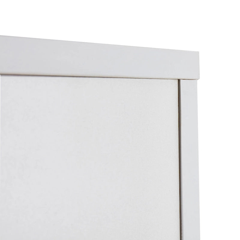 White Over-The-Toilet Bathroom Storage Cabinet for Home Bathroom - 23.6 W x 9 L x61.8 H