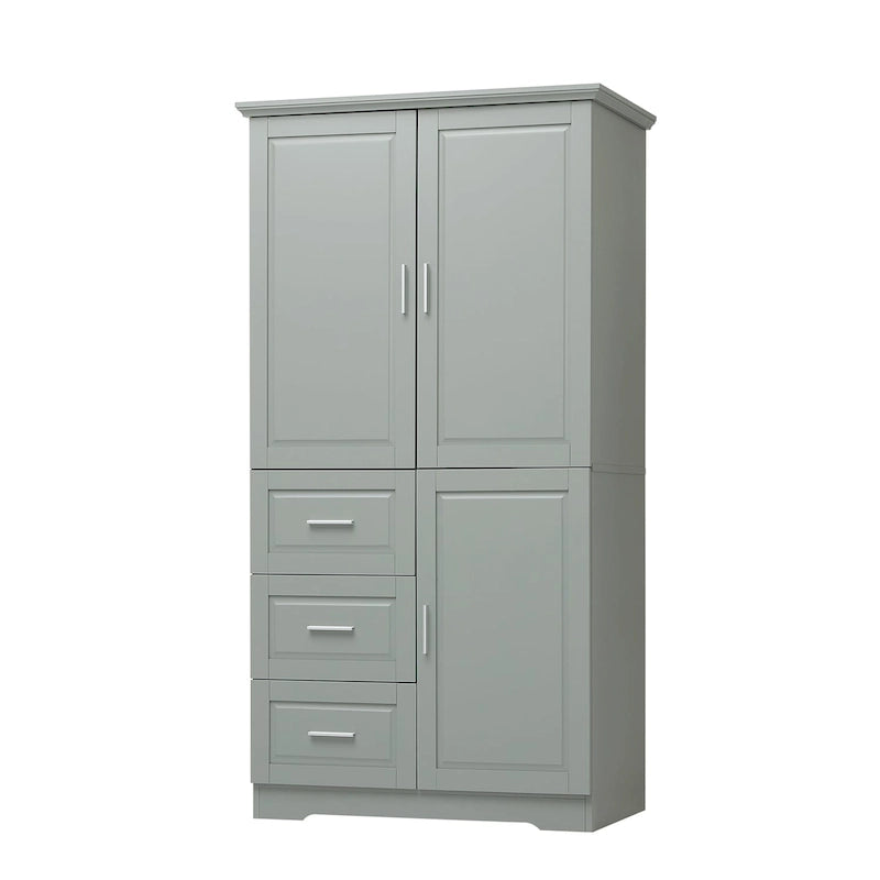 Merax Tall and Wide Storage Cabinet with Doors