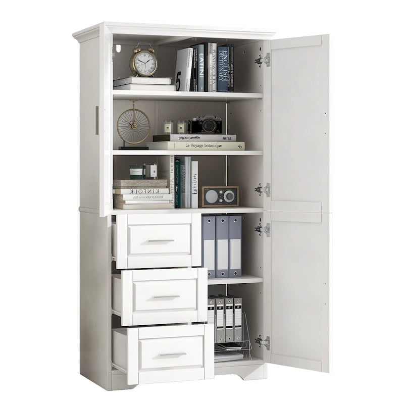 Merax Tall and Wide Storage Cabinet with Doors