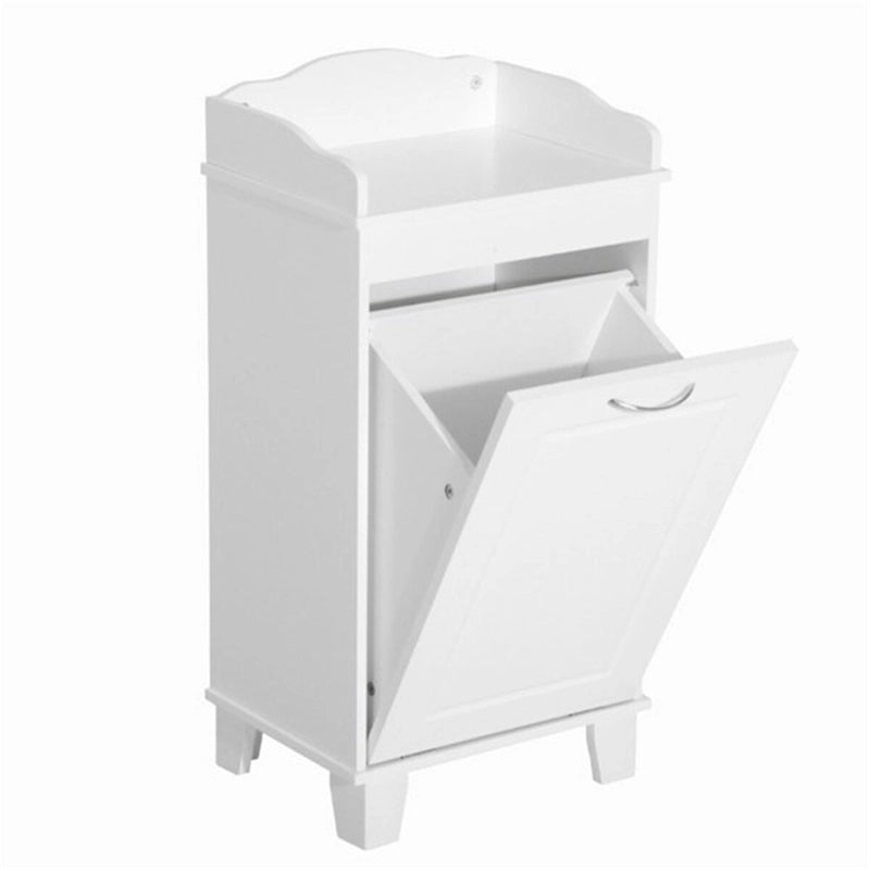 White Freestanding Home Bathroom Storage Cabinet