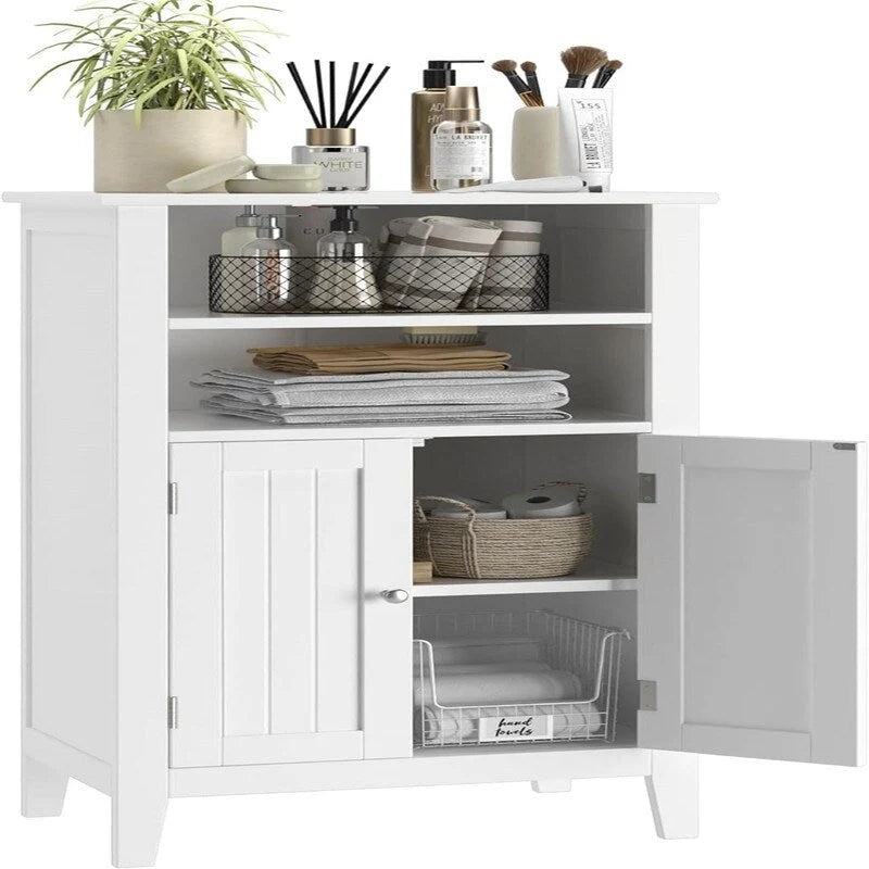 Cabinet with 2 Doors and Adjustbale Shelf - 11.8 D x 19.7 W x 36.4 H