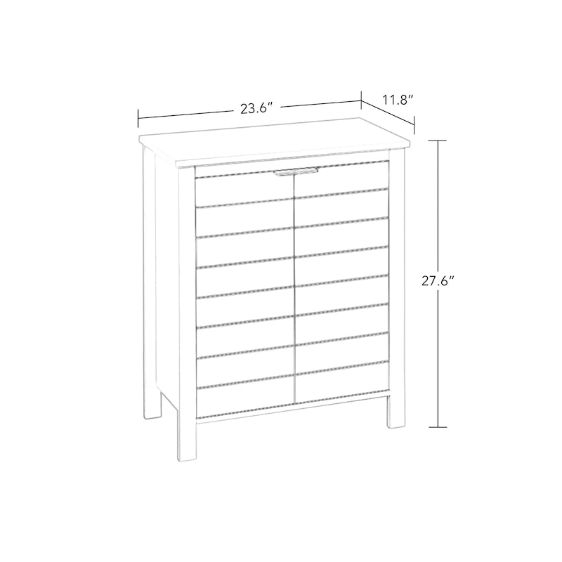 RiverRidge Madison Two-Door Bathroom and Laundry Storage Cabinet with Adjustable Shelf - N/A