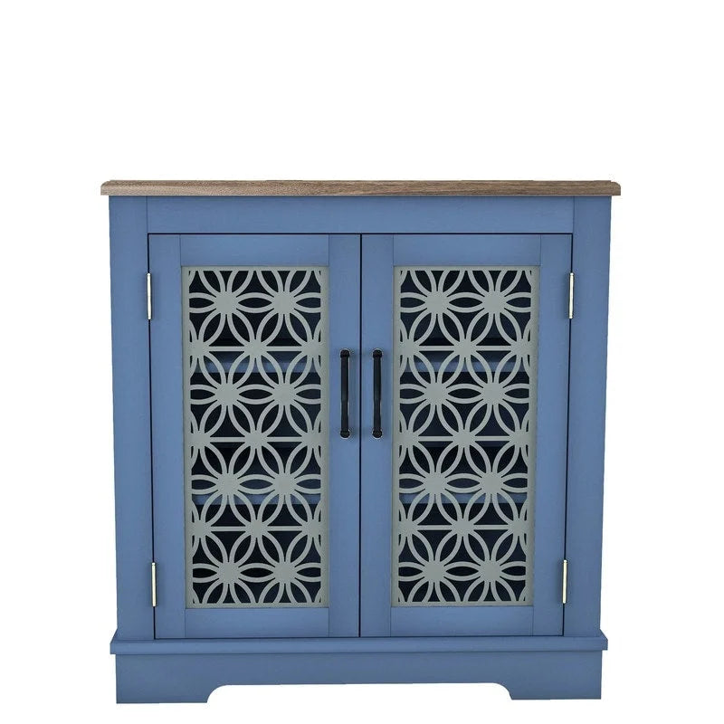 31 in. Rustic Bathroom Bedroom Accent Storage Cabinet