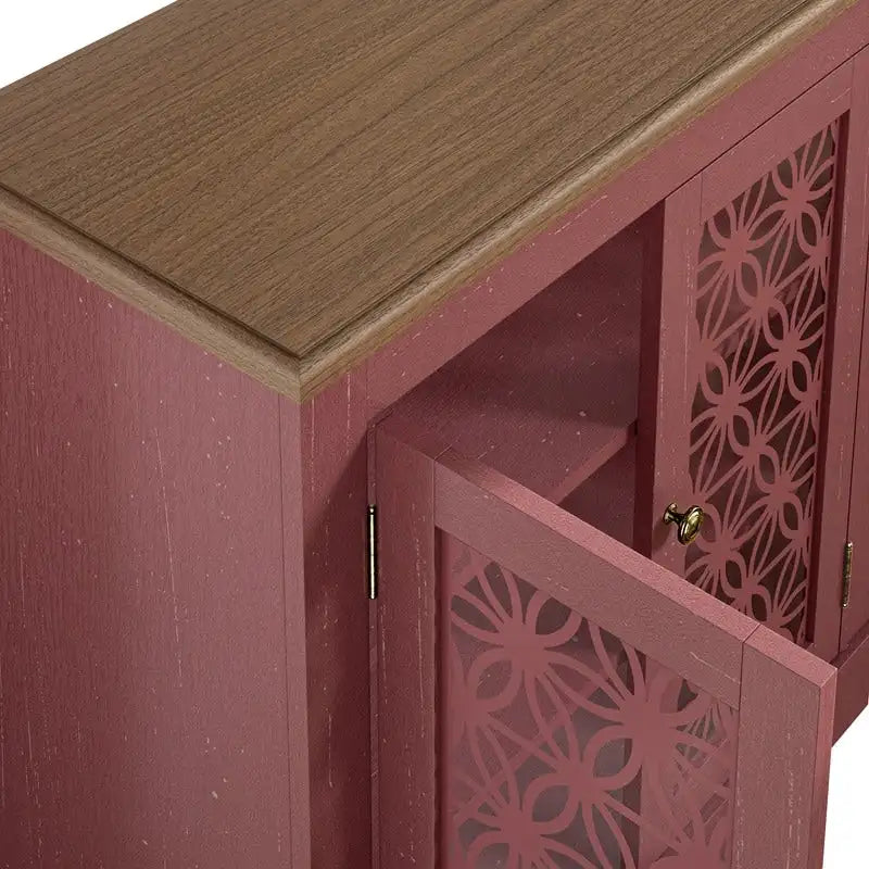 31 in. Rustic Bathroom Bedroom Accent Storage Cabinet