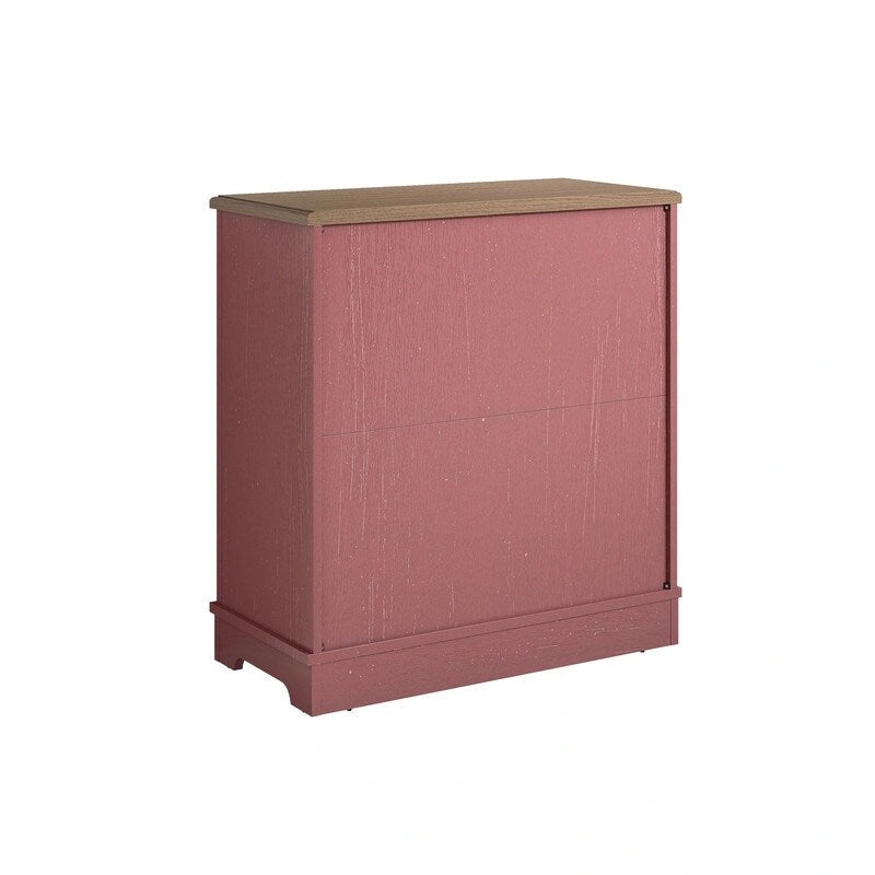 31 in. Rustic Bathroom Bedroom Accent Storage Cabinet