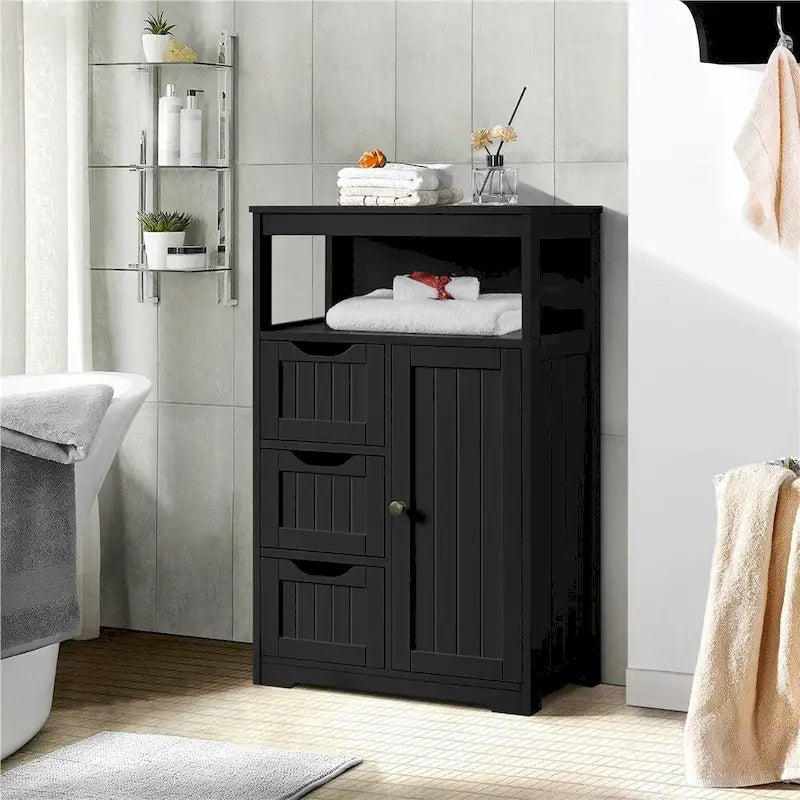 Yaheetech Bathroom Floor Cabinet Bedroom Cabinet Storage Organizer