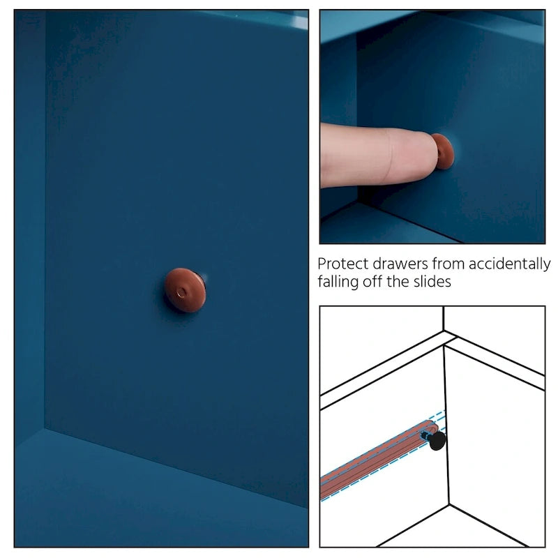 Yaheetech Bathroom Floor Cabinet Bedroom Cabinet Storage Organizer