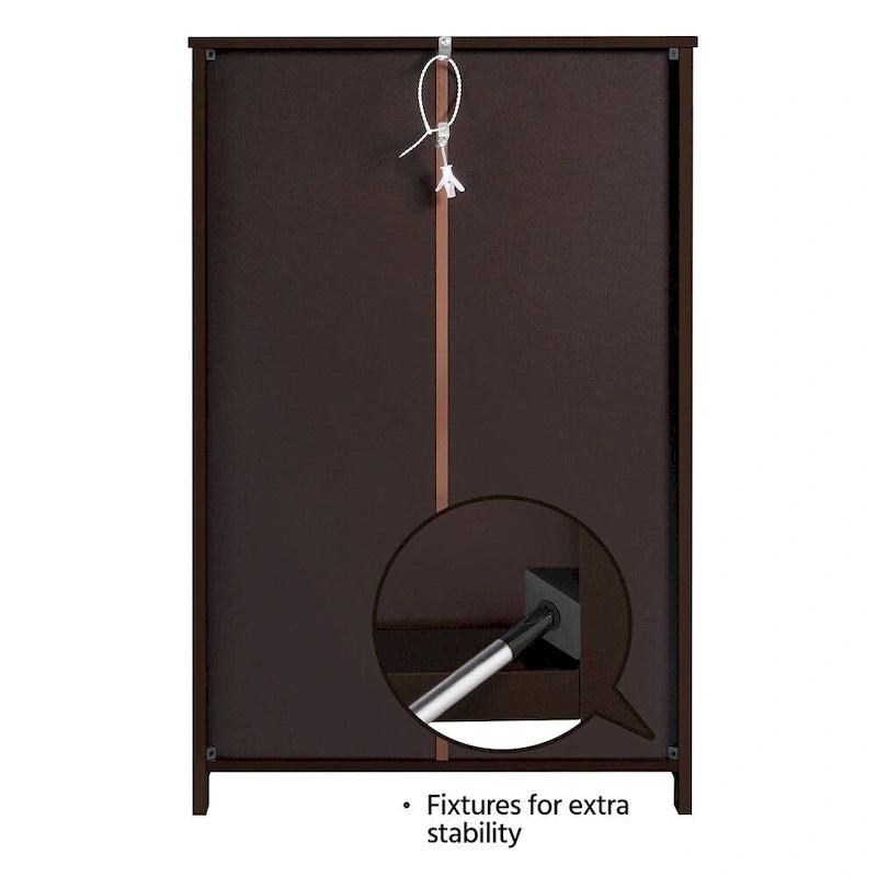 Yaheetech Bathroom Floor Cabinet Bedroom Cabinet Storage Organizer