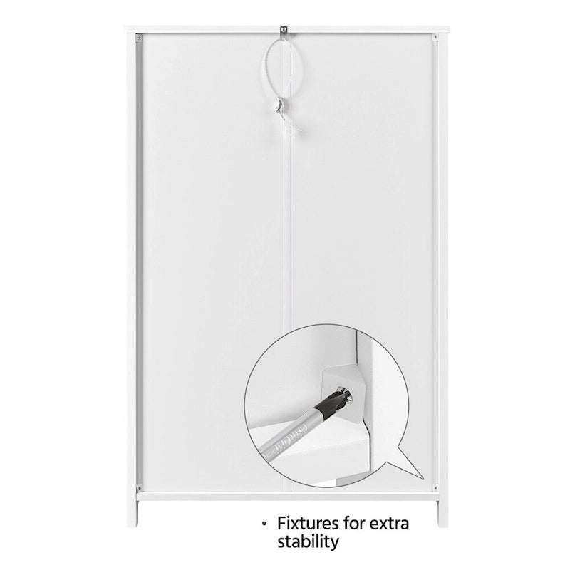 Yaheetech Bathroom Floor Cabinet Bedroom Cabinet Storage Organizer