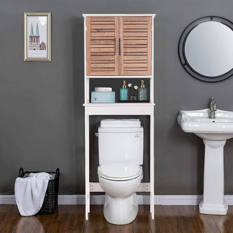 Stockholm Over The Toilet Storage Cabinet Space Saver - 24.80 L x 9 W x 70.50 H