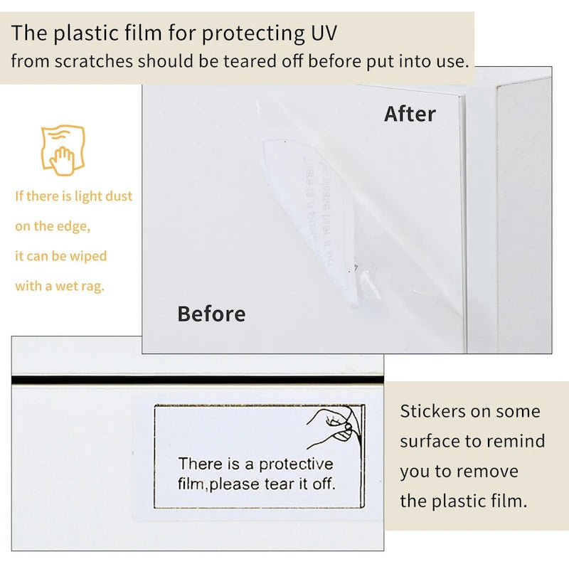 Siavonce White & Black Contemporary Rectangle Design TV Stand - 74.8 W x 13.7 D x 17.7 H