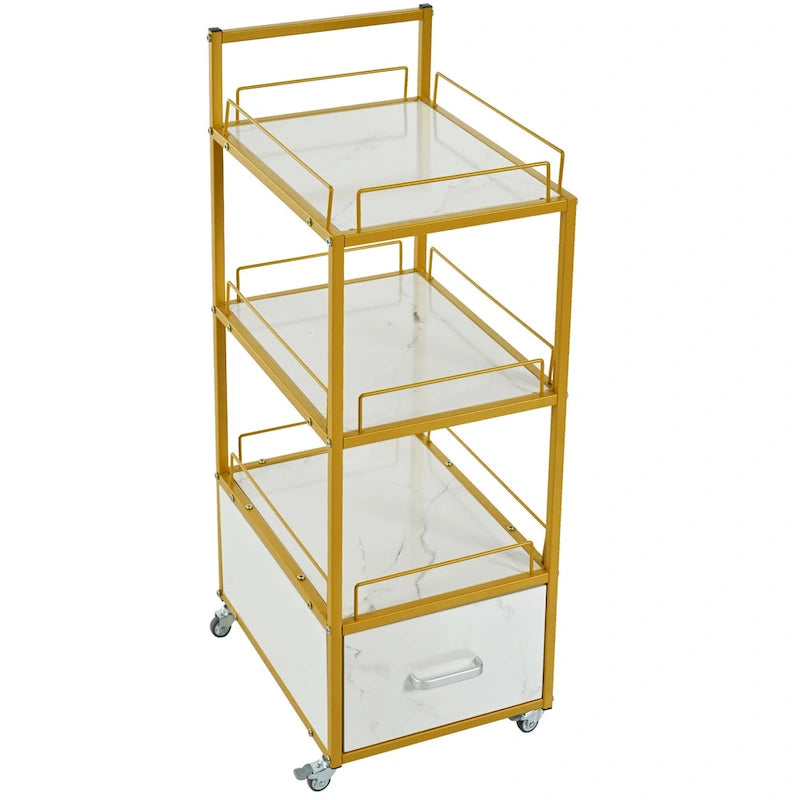 Beauty Salon Storage Trolley Cart