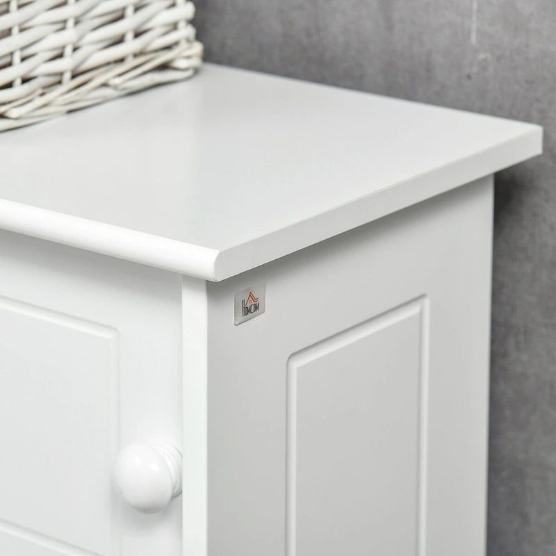 Over the Toilet Bathroom Cabinet, Freestanding Bathroom Storage Cabinet with Adjustable Shelves