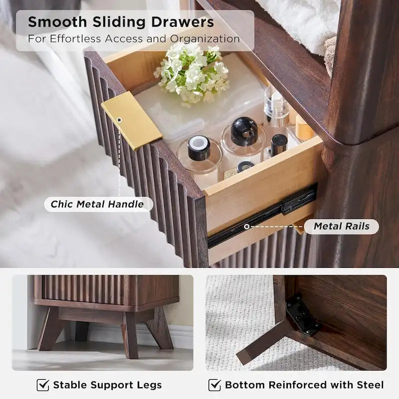 68  Tall Bathroom Narrow Storage Cabinet with Faux Marble Top