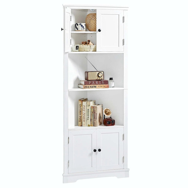 Tall Bathroom Storage Cabinet with Adjustable Shelf