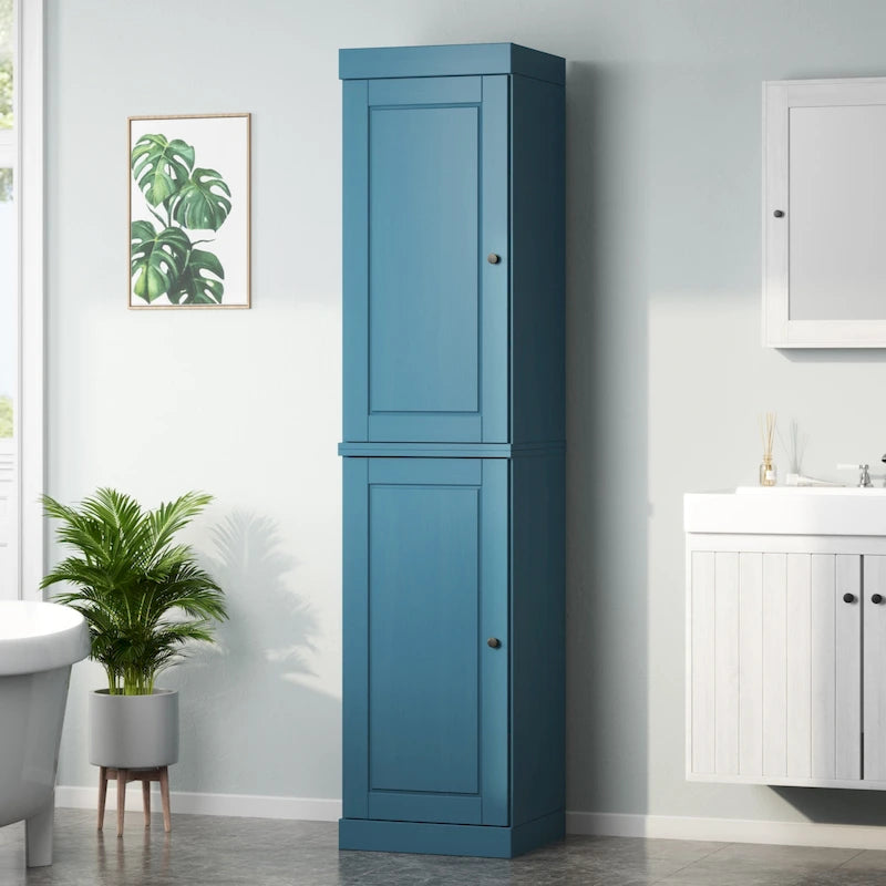 100% Solid Wood 16.5  Bathroom Cabinet with Optional Doors by Palace Imports