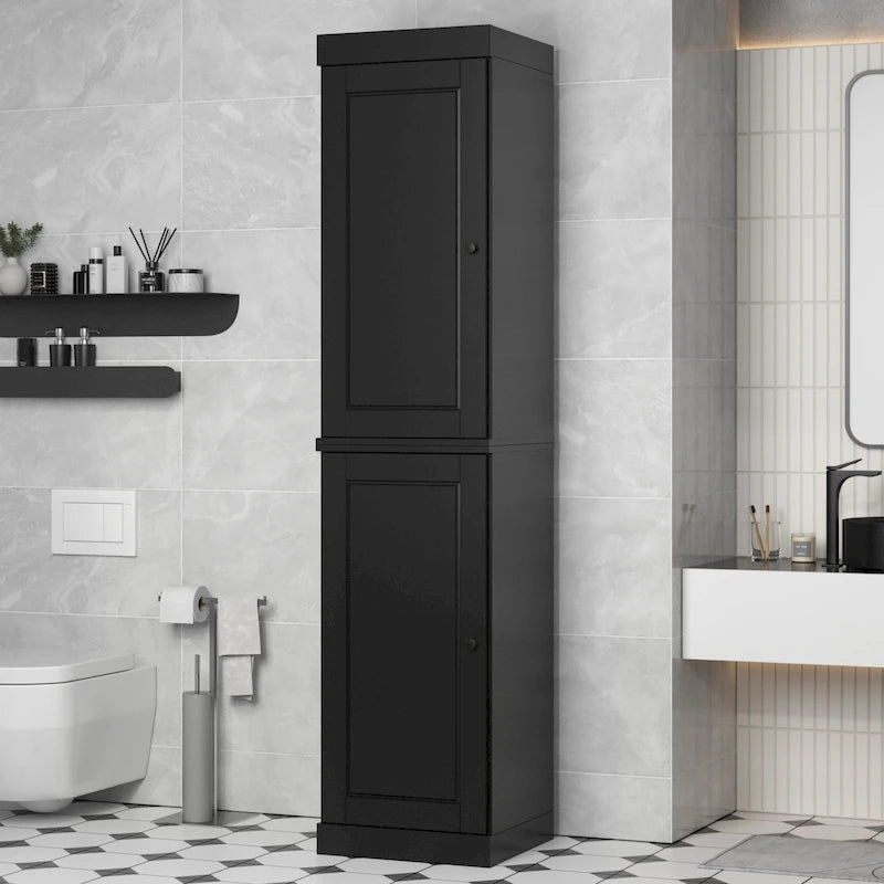 100% Solid Wood 16.5  Bathroom Cabinet with Optional Doors by Palace Imports