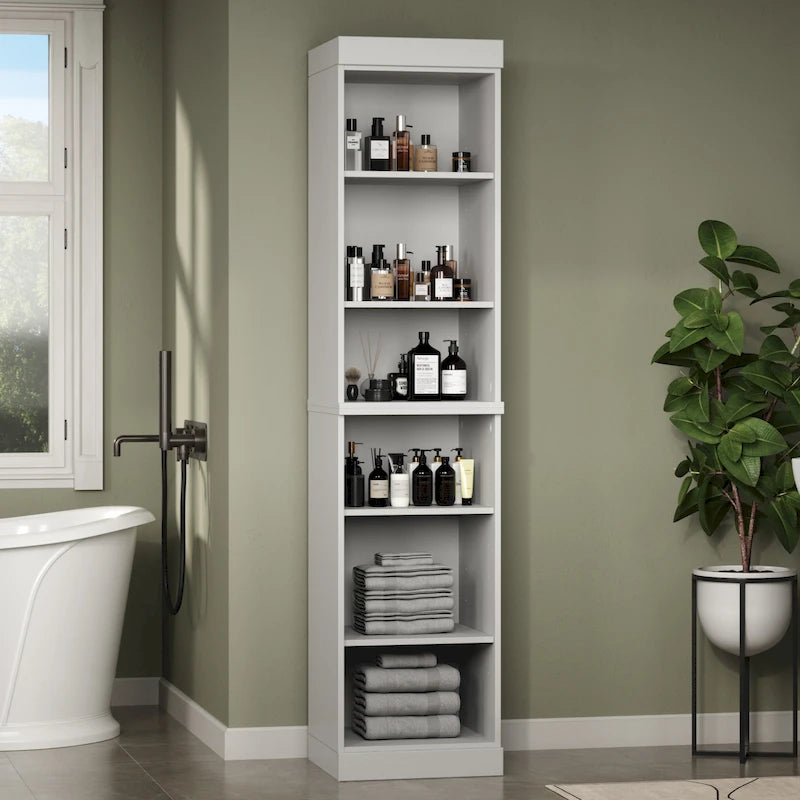 100% Solid Wood 16.5  Bathroom Cabinet with Optional Doors by Palace Imports
