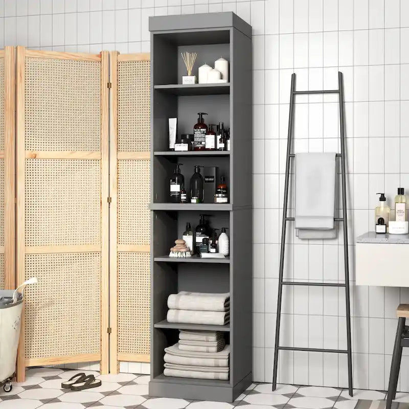 100% Solid Wood 16.5  Bathroom Cabinet with Optional Doors by Palace Imports