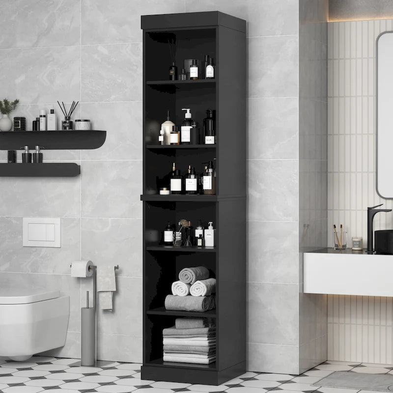 100% Solid Wood 16.5  Bathroom Cabinet with Optional Doors by Palace Imports