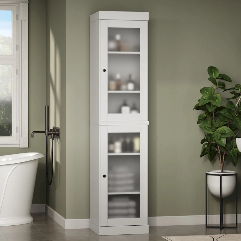 100% Solid Wood 16.5  Bathroom Cabinet with Optional Doors by Palace Imports
