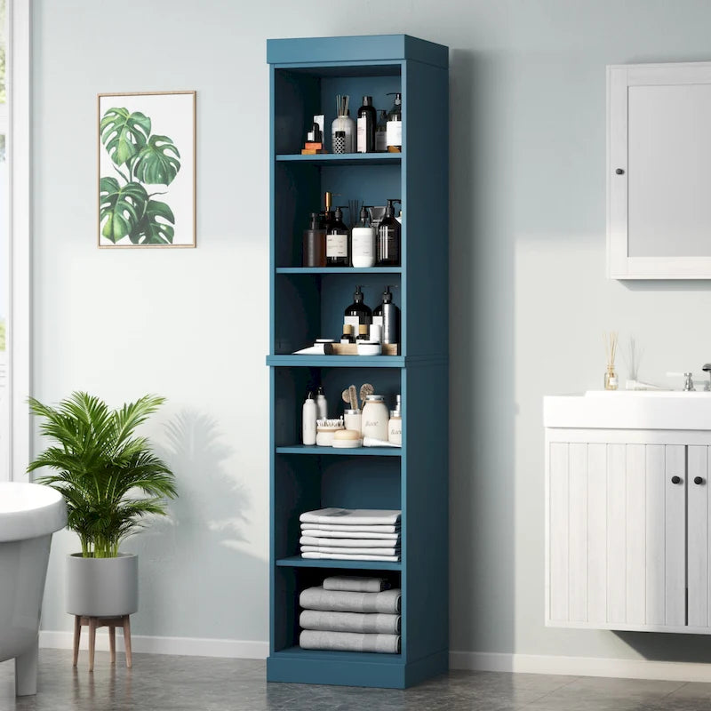 100% Solid Wood 16.5  Bathroom Cabinet with Optional Doors by Palace Imports