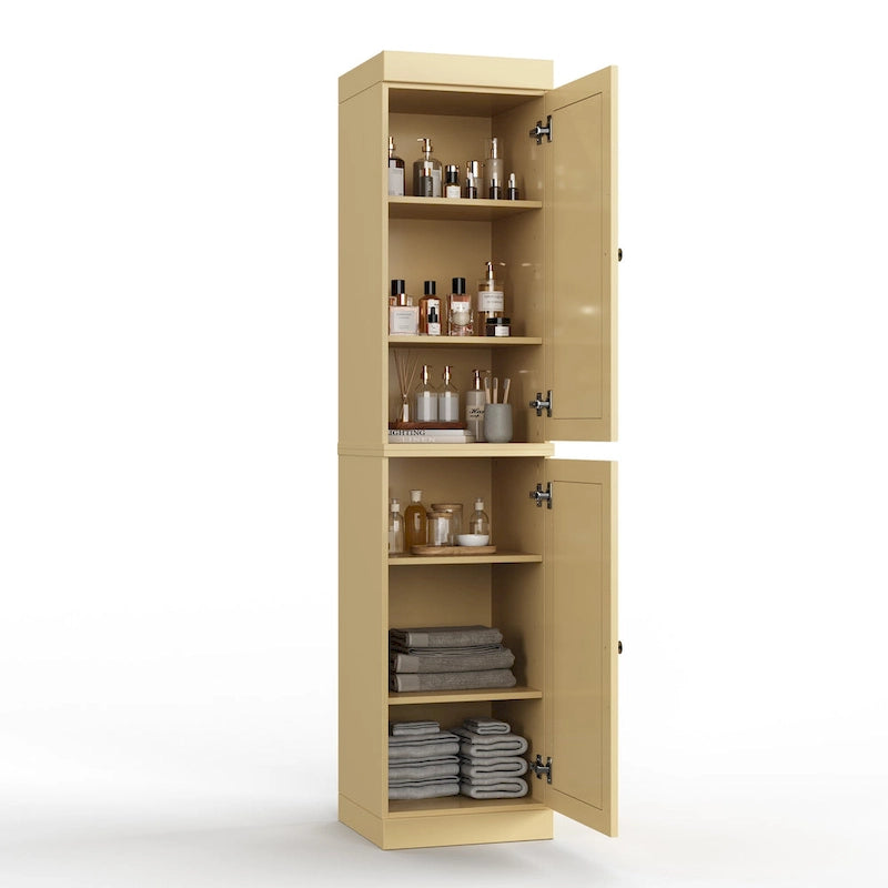 100% Solid Wood 16.5  Bathroom Cabinet with Optional Doors by Palace Imports