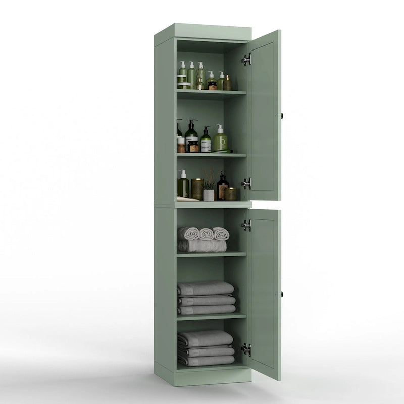 100% Solid Wood 16.5  Bathroom Cabinet with Optional Doors by Palace Imports