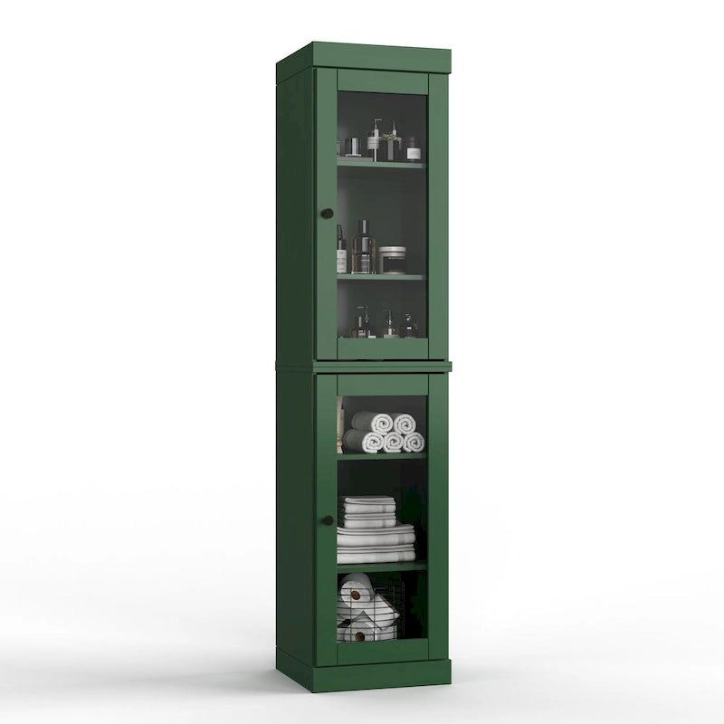 100% Solid Wood 16.5  Bathroom Cabinet with Optional Doors by Palace Imports