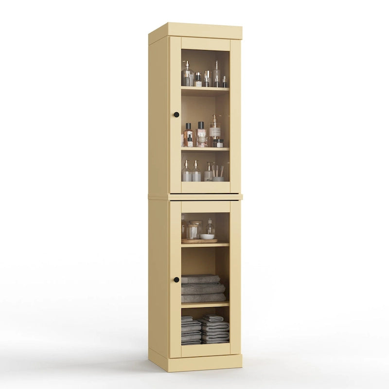 100% Solid Wood 16.5  Bathroom Cabinet with Optional Doors by Palace Imports