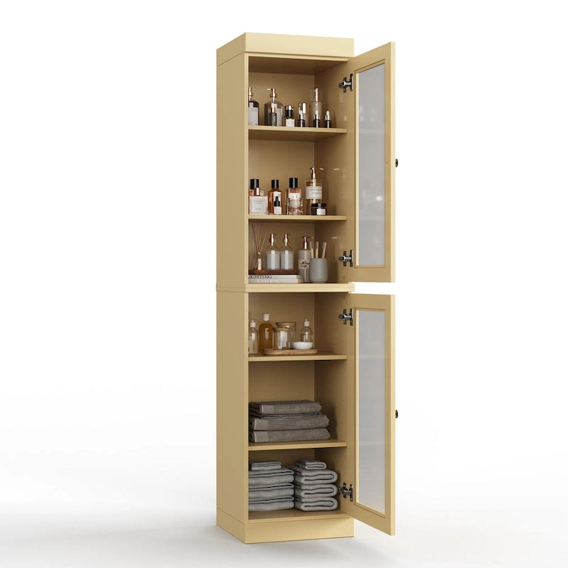 100% Solid Wood 16.5  Bathroom Cabinet with Optional Doors by Palace Imports