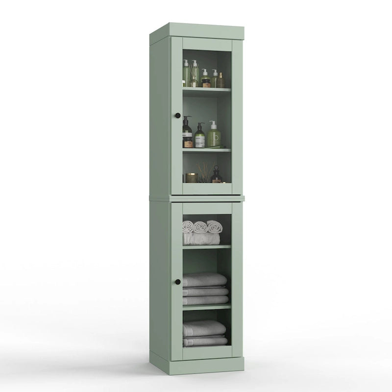 100% Solid Wood 16.5  Bathroom Cabinet with Optional Doors by Palace Imports