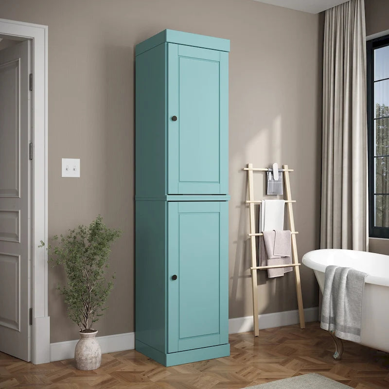 100% Solid Wood 16.5  Bathroom Cabinet with Optional Doors by Palace Imports